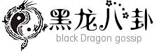 一条黑色龙弯曲八卦logo制作网站