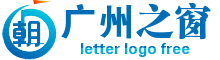 青色渐变大写英文字母G广州之窗logo模板