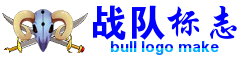牛头和两把剑游戏战队logo徽标制作