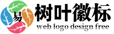 四片不同颜色树叶logo徽标免费设计
